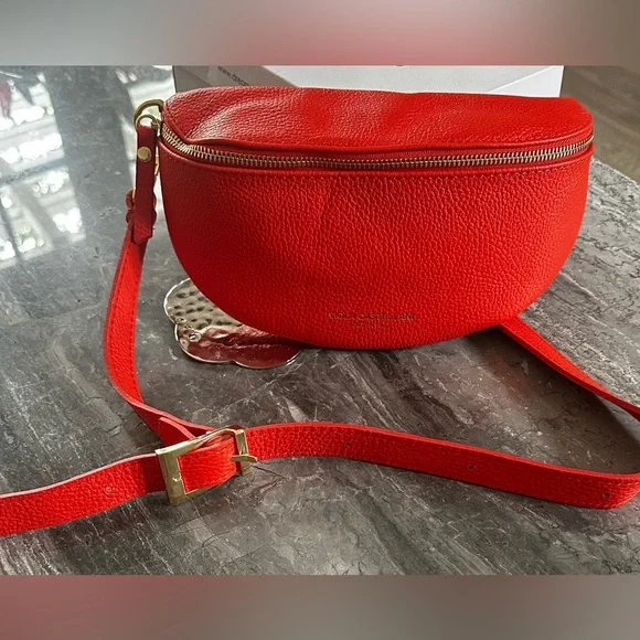 Detachable leather belt bag hotsell